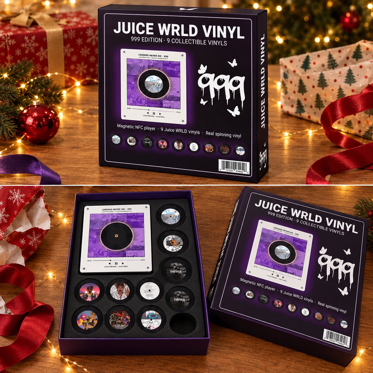 The 999 gift box opened as a Christmas gift